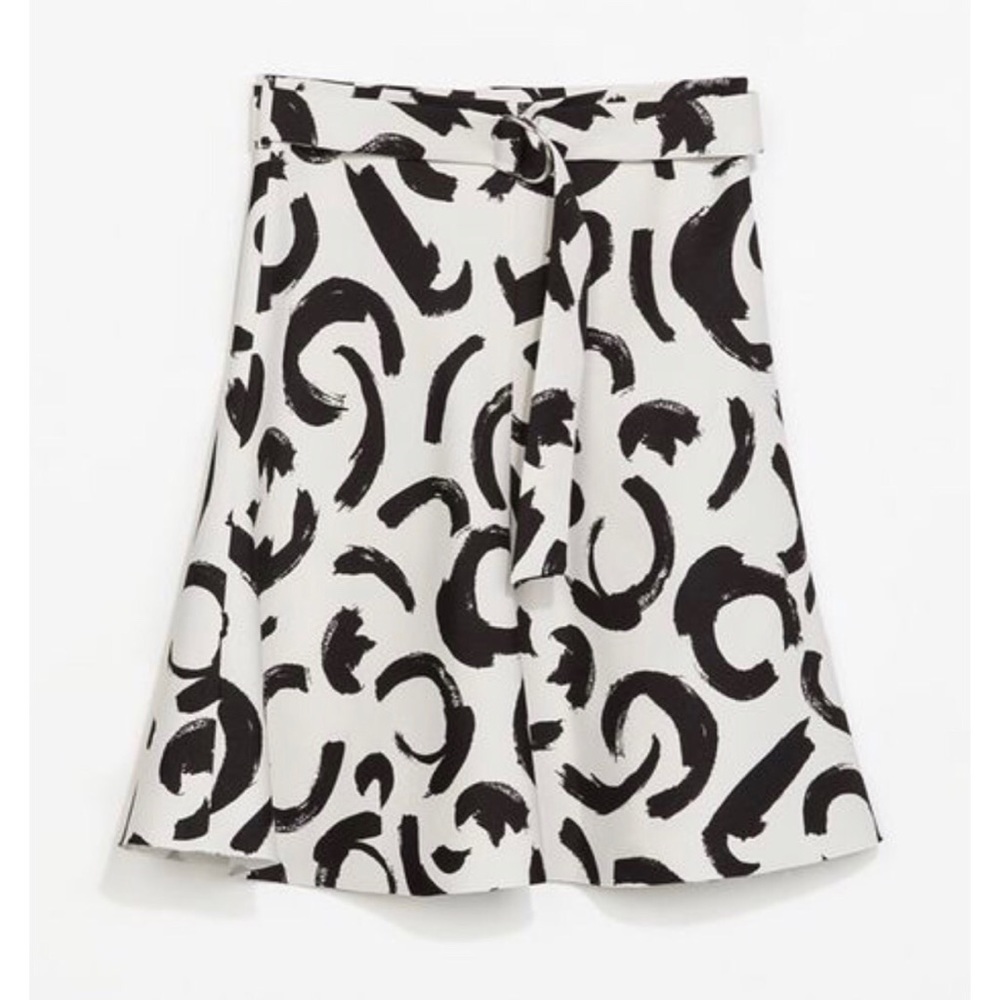 Zara Brushstroke Skirt